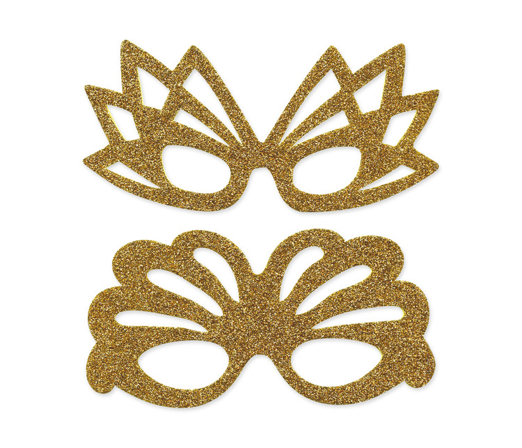 ANTIFAZ EVA PURPURINA EN BLISTER DE 2 UNIDADES ***COLOR ORO*** REF: 1500134O