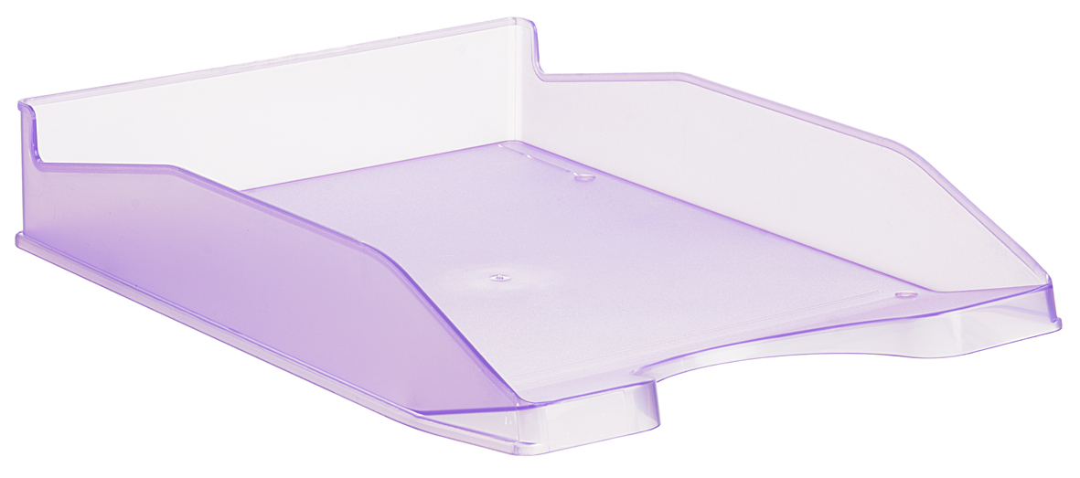 BANDEJA PORTADOCUMENTOS TRANSPARENTE VIOLETA
