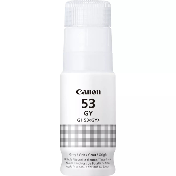 BOTELLA DE TINTA Canon GI53 Gris Botella de Tinta Original - GI53GY/4708C001