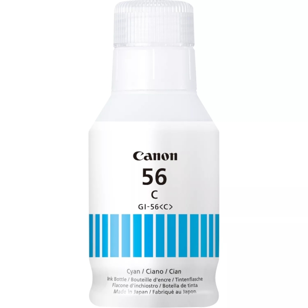 BOTELLA DE TINTA Canon GI56 Cyan Botella de Tinta Original - GI56C/4430C001