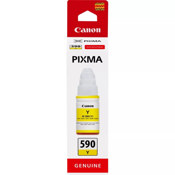 BOTELLA DE TINTA Canon GI590 Amarillo Botella de Tinta Original - GI590Y/1606C001