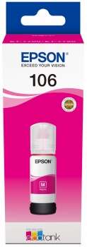 BOTELLA DE TINTA Epson 106 Magenta Botella de Tinta Original - C13T00R340