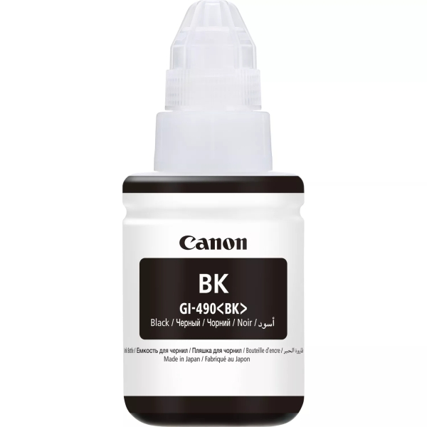 BOTELLA DE TINTA ORIGINAL Canon GI490 Negro Botella de Tinta Original - GI490BK/0663C001