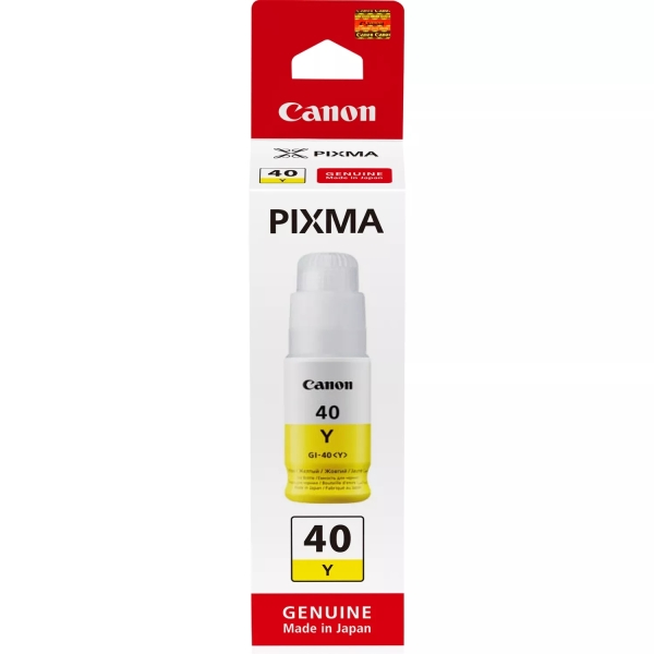 BOTELLA ORIGINAL Canon GI40 Amarillo Botella de Tinta Original - GI40Y/3402C001