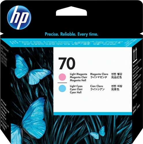 CABEZAL DE IMPRESION HP 70 Cyan Light/Magenta Light Cabezal de Impresion Original - C9405A