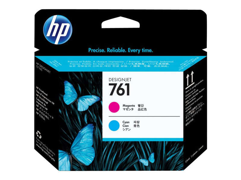 CABEZAL DE IMPRESION HP 761 Cabezal de Impresion Original - Cyan y Magenta - CH646A