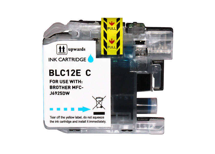 CARTUCHO COMPATIBLE Brother LC12E Cyan Cartucho de Tinta Generico - Reemplaza LC12EC