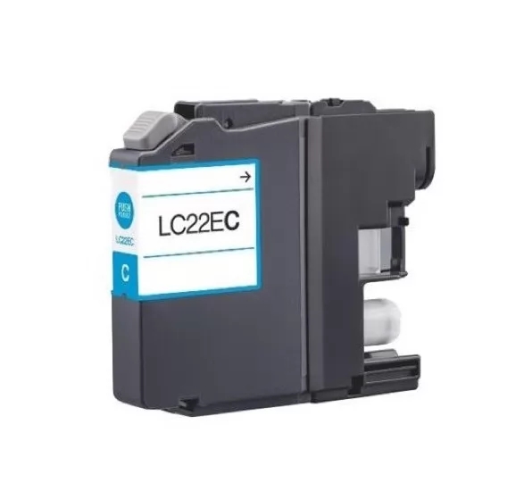 CARTUCHO COMPATIBLE Brother LC22E Cyan Cartucho de Tinta Generico - Reemplaza LC22EC