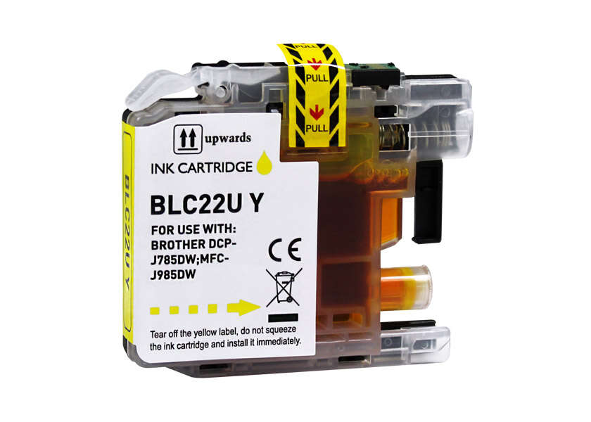 CARTUCHO COMPATIBLE Brother LC22U Amarillo Cartucho de Tinta Generico - Reemplaza LC22UYBP