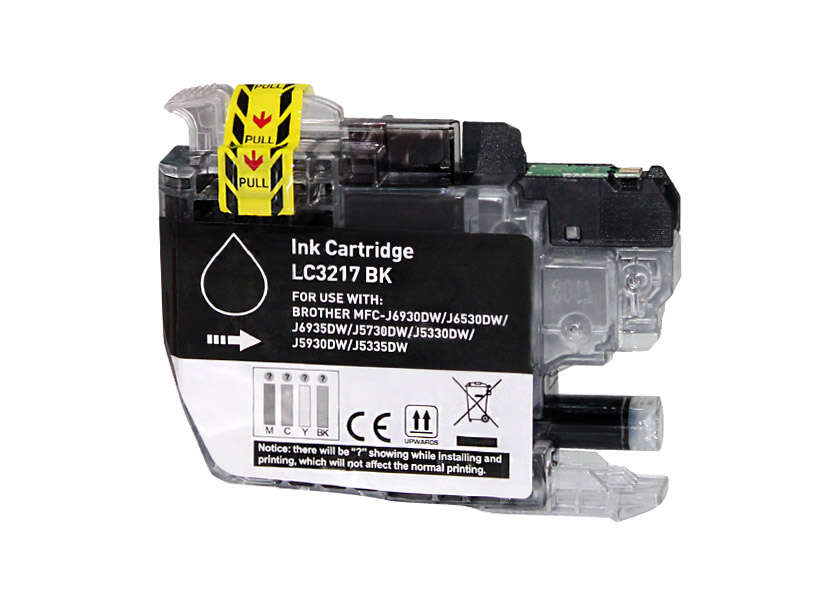 CARTUCHO COMPATIBLE Brother LC3217 Negro Cartucho de Tinta Generico - Reemplaza LC3217BK