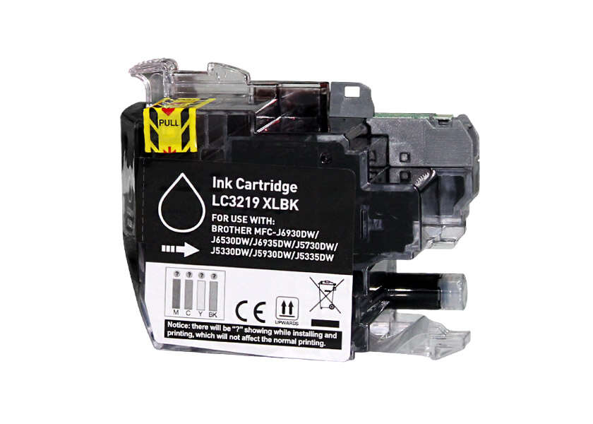 CARTUCHO COMPATIBLE Brother LC3219XL Negro Cartucho de Tinta Generico - Reemplaza LC3219XLBK