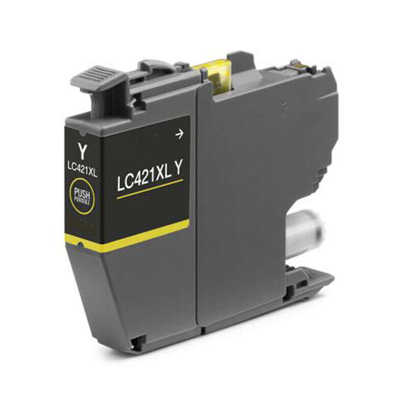 CARTUCHO COMPATIBLE Brother LC421XL Amarillo Cartucho de Tinta Generico - Reemplaza LC421XLY