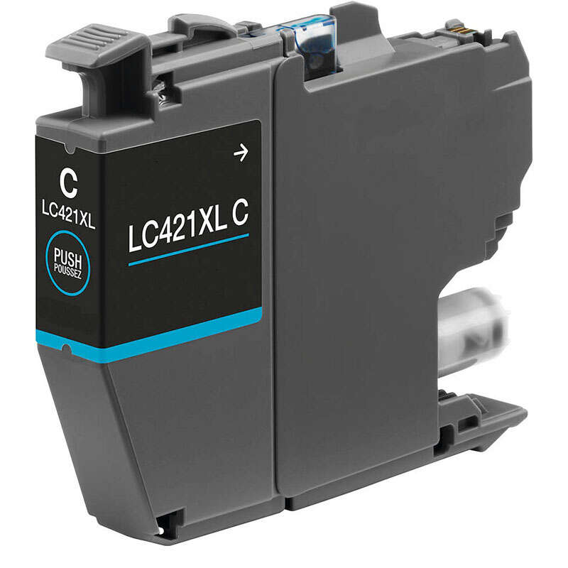 CARTUCHO COMPATIBLE Brother LC421XL Cyan Cartucho de Tinta Generico - Reemplaza LC421XLC