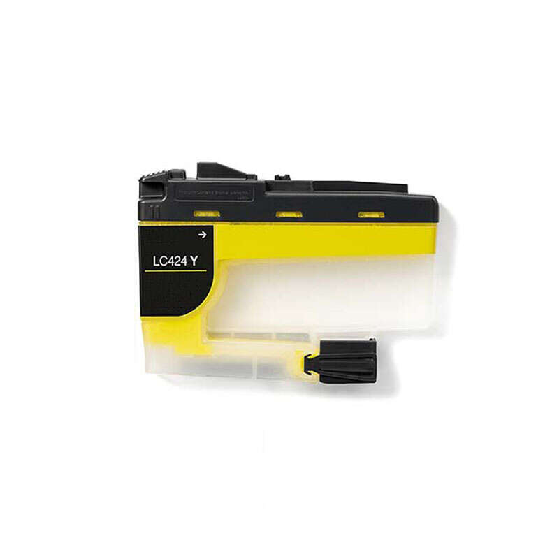 CARTUCHO COMPATIBLE Brother LC424 Amarillo Cartucho de Tinta Generico - Reemplaza LC424Y