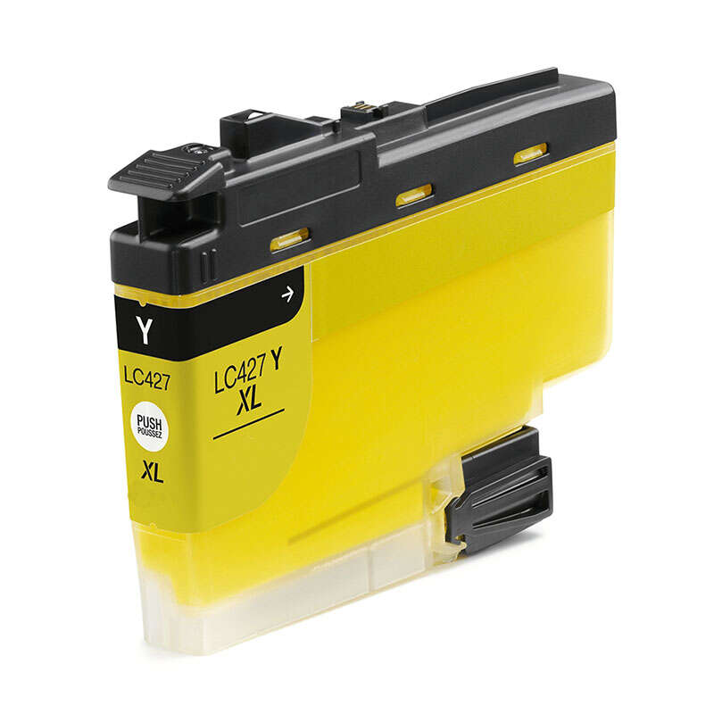 CARTUCHO COMPATIBLE Brother LC427XL Amarillo Cartucho de Tinta Pigmentada Generico - Reemplaza LC427XLY