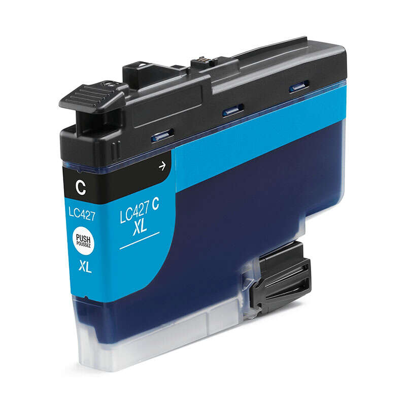 CARTUCHO COMPATIBLE Brother LC427XL Cyan Cartucho de Tinta Pigmentada Generico - Reemplaza LC427XLC