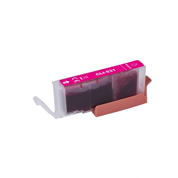 CARTUCHO COMPATIBLE Canon CLI531 Magenta Cartucho de Tinta Generico - Reemplaza 6120C001/CLI531M