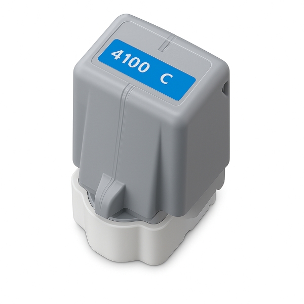 CARTUCHO COMPATIBLE Canon PFI4100 Cyan Cartucho de Tinta Pigmentada Generico - Reemplaza PFI4100C/6778C001