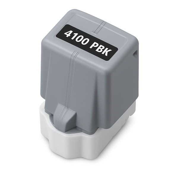 CARTUCHO COMPATIBLE Canon PFI4100 Negro Photo Cartucho de Tinta Pigmentada Generico - Reemplaza PFI4100PBK/6777C001