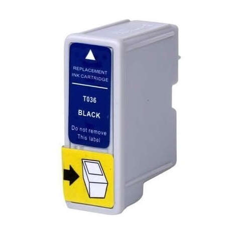 CARTUCHO COMPATIBLE Epson T036 Negro Cartucho de Tinta Generico - Reemplaza C13T03614010
