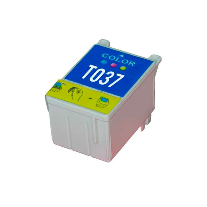 CARTUCHO COMPATIBLE Epson T037 Color Cartucho de Tinta Generico - Reemplaza C13T03704010