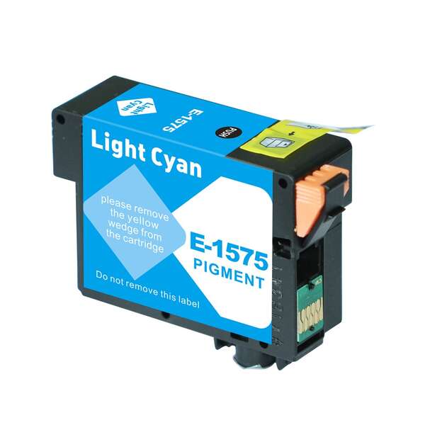 CARTUCHO COMPATIBLE Epson T1575 Cyan Light Cartucho de Tinta Pigmentada Generico - Reemplaza C13T15754010