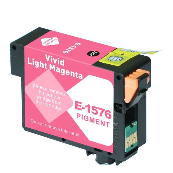 CARTUCHO COMPATIBLE Epson T1576 Magenta Light Cartucho de Tinta Pigmentada Generico - Reemplaza C13T15764010
