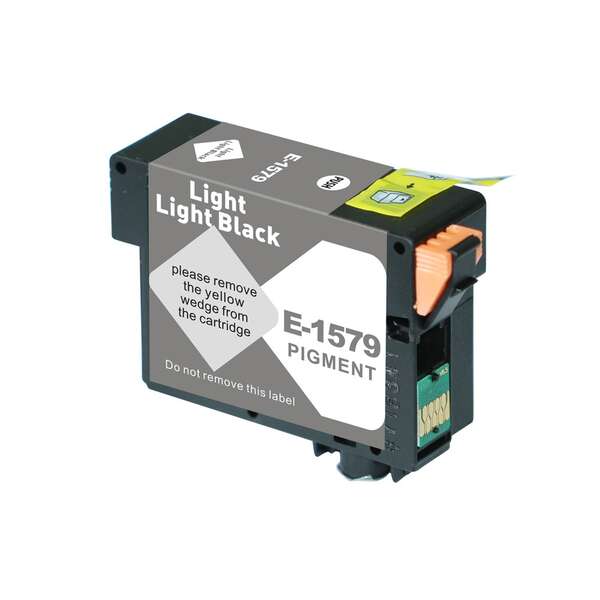 CARTUCHO COMPATIBLE Epson T1579 Negro Light Light Cartucho de Tinta Pigmentada Generico - Reemplaza C13T15794010