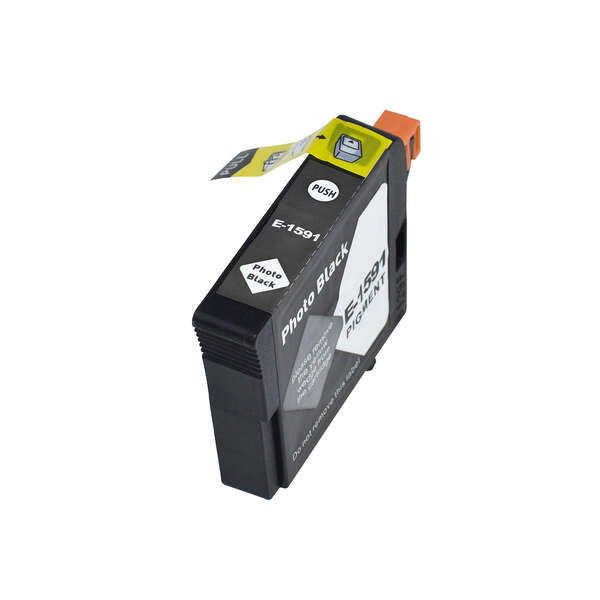 CARTUCHO COMPATIBLE Epson T1591 Negro Photo Cartucho de Tinta Pigmentada Generico - Reemplaza C13T15914010
