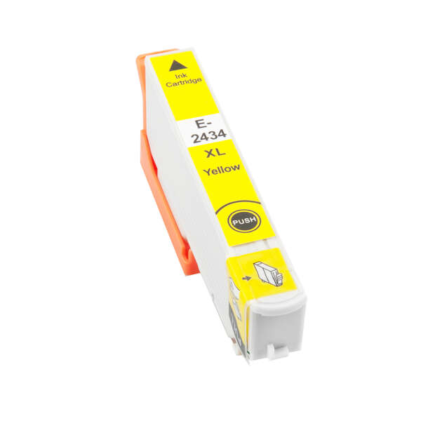 CARTUCHO COMPATIBLE Epson T2434/T2424 (24XL) Amarillo Cartucho de Tinta Generico - Reemplaza C13T24344012/C13T24244012