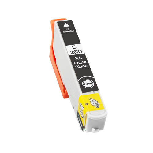 CARTUCHO COMPATIBLE Epson T2631/T2611 (26XL) Negro Photo Cartucho de Tinta Generico - Reemplaza C13T26314012/C13T26114012