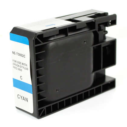 CARTUCHO COMPATIBLE Epson T5802 Cyan Cartucho de Tinta Pigmentada Generico - Reemplaza C13T580200