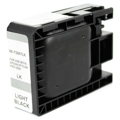 CARTUCHO COMPATIBLE Epson T5807 Negro Light Cartucho de Tinta Pigmentada Generico - Reemplaza C13T580700