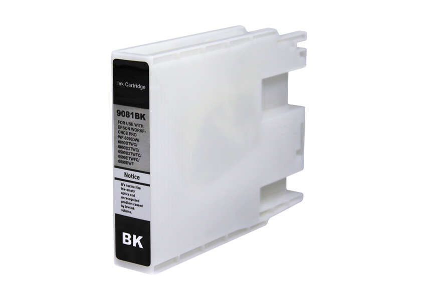 CARTUCHO COMPATIBLE Epson T9081 Negro Cartucho de Tinta Pigmentada Generico - Reemplaza C13T908140