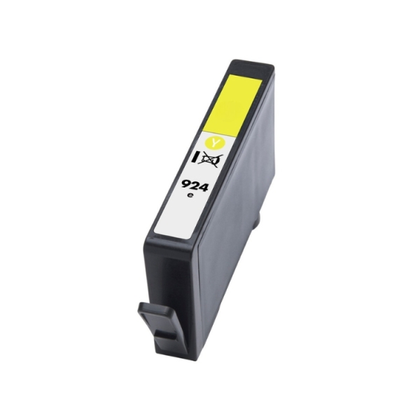 CARTUCHO COMPATIBLE Generico HP 924e XL Amarillo Cartucho de Tinta - Reemplaza 4K0U9NE/4K0U5NE (Chip reforzado contra actualizaciones)