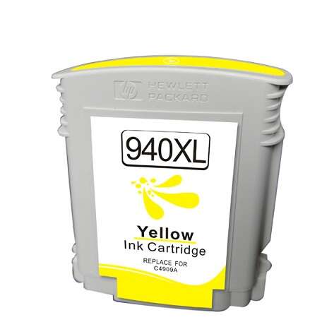 CARTUCHO COMPATIBLE Generico HP 940XL Amarillo Cartucho de Tinta - Reemplaza C4909AE