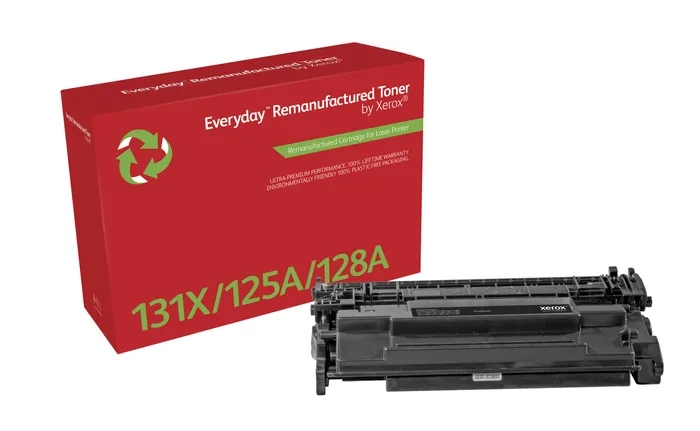 CARTUCHO COMPATIBLE Xerox Everyday HP CB540A/CE320A/CF210X Negro Cartucho de Toner Remanufacturado - Reemplaza 125A/128A/131X