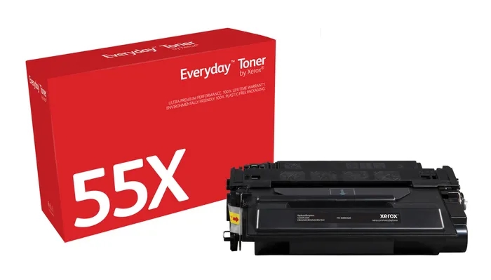 CARTUCHO COMPATIBLE Xerox Everyday HP CE255X Negro Cartucho de Toner Generico - Reemplaza 55X