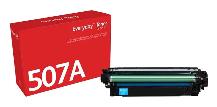 CARTUCHO COMPATIBLE Xerox Everyday HP CE401A Cyan Cartucho de Toner Generico - Reemplaza 507A