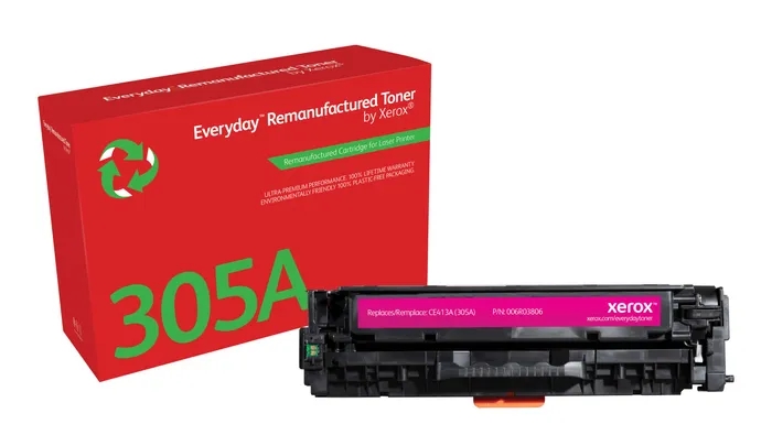 CARTUCHO COMPATIBLE Xerox Everyday HP CE413A Magenta Cartucho de Toner Remanufacturado - Reemplaza 305A