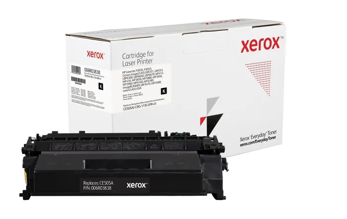 CARTUCHO COMPATIBLE Xerox Everyday HP CE505A Negro Cartucho de Toner Generico - Reemplaza 05A