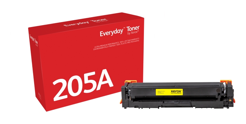 CARTUCHO COMPATIBLE Xerox Everyday HP CF532A Amarillo Cartucho de Toner Generico - Reemplaza 205A