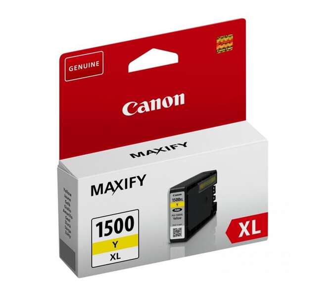 CARTUCHO ORIGINAL    Canon PGI1500XL Amarillo Cartucho de Tinta Original - 9195B001
