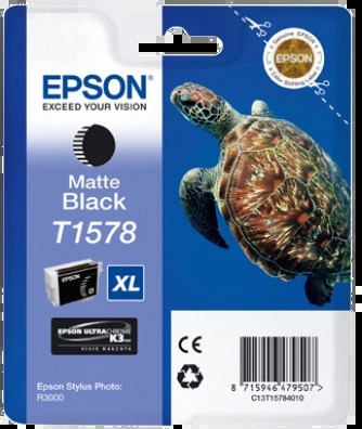 CARTUCHO ORIGINAL   Epson T1578 Negro Mate Cartucho de Tinta Original - C13T15784010