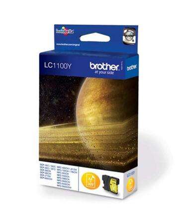 CARTUCHO ORIGINAL Brother LC1100 Amarillo Cartucho de Tinta Original - LC1100Y