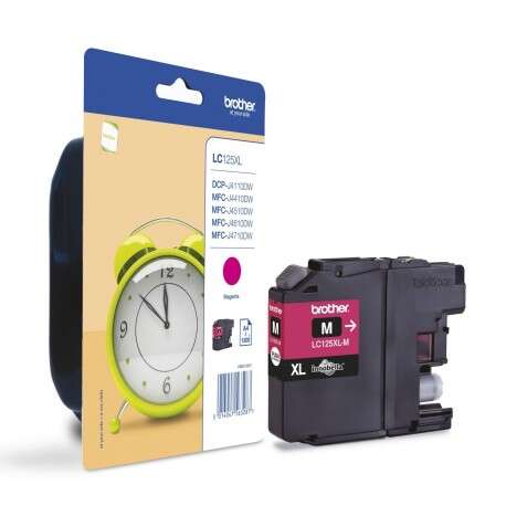 CARTUCHO ORIGINAL Brother LC125XL Magenta Cartucho de Tinta Original - LC125XLMBP
