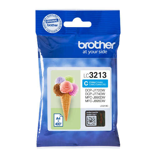 CARTUCHO ORIGINAL Brother LC3213 Cyan Cartucho de Tinta Original - LC3213C