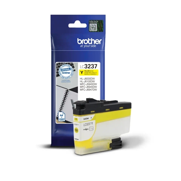 CARTUCHO ORIGINAL Brother LC3237 Amarillo Cartucho de Tinta Original - LC3237Y