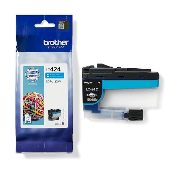 CARTUCHO ORIGINAL Brother LC424 Cyan Cartucho de Tinta Original - LC424C