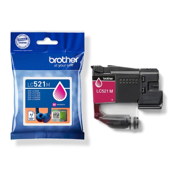 CARTUCHO ORIGINAL Brother LC521 Magenta Cartucho de Tinta Original - LC521M